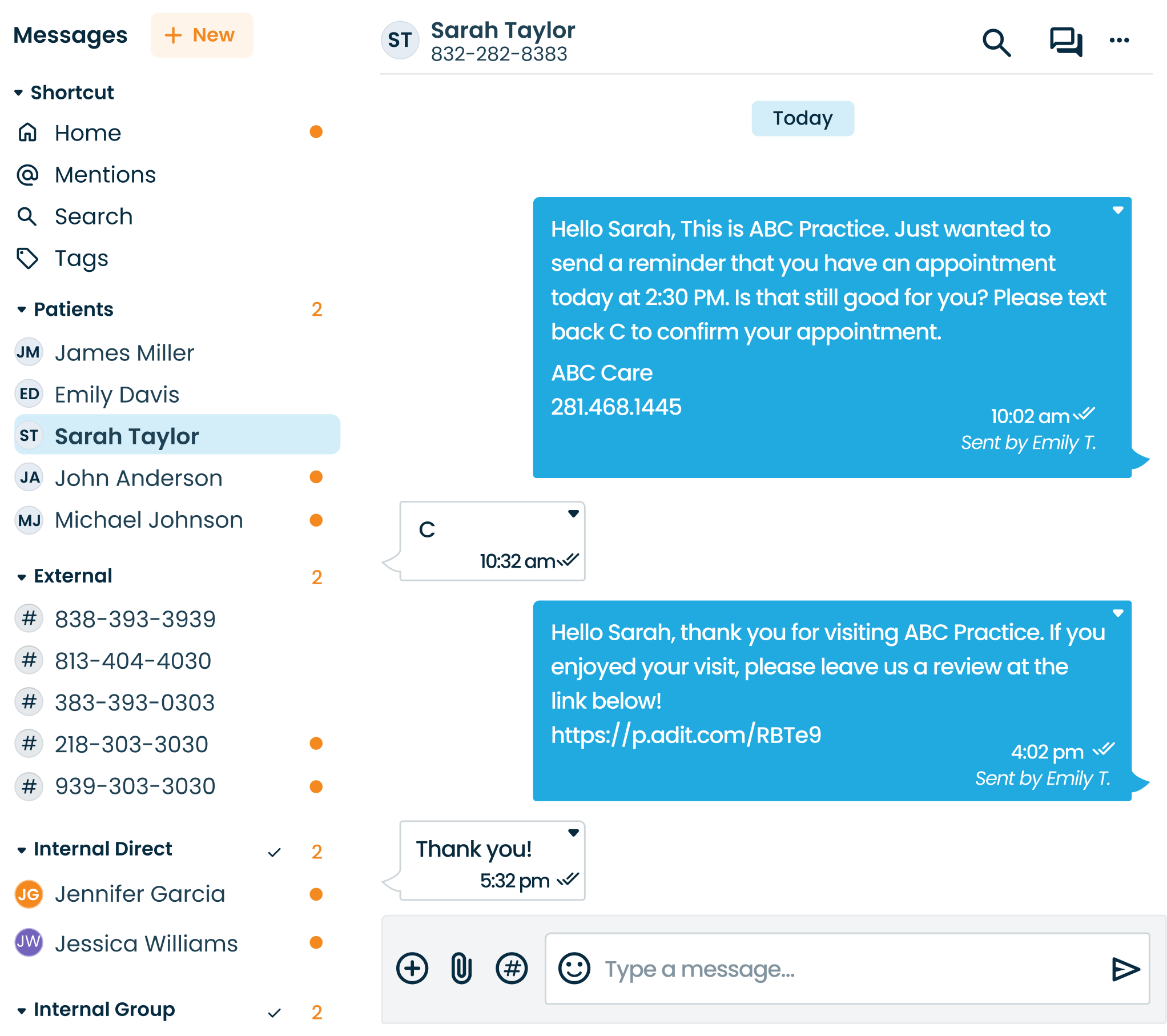 Messages