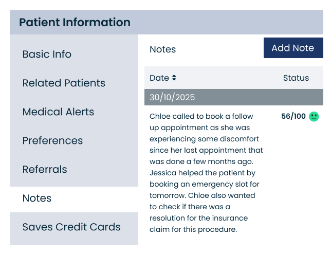 Accurate patient notes updated to your EHR in real time