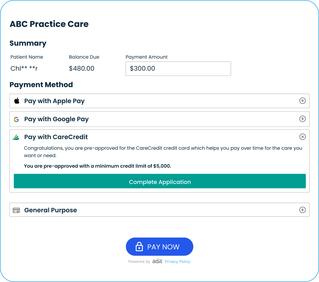 Offer Seamless Patient Financing with CareCredit