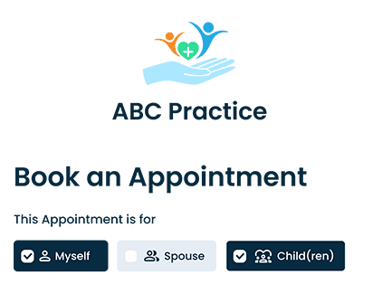 Allow families to book multiple members