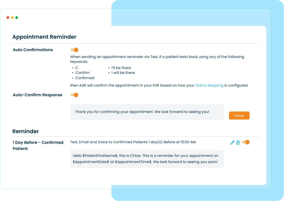 Automate appointment reminders and reduce no-shows