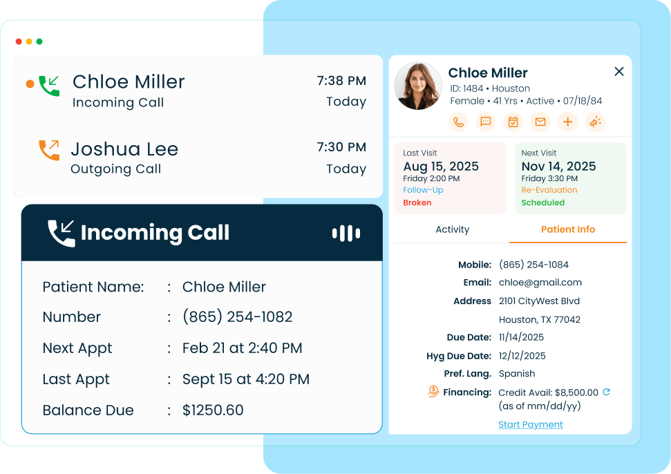 Be more prepared for incoming calls
