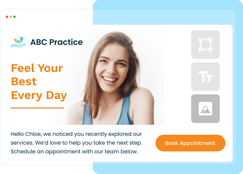 Create beautiful, branded emails that set your practice apart