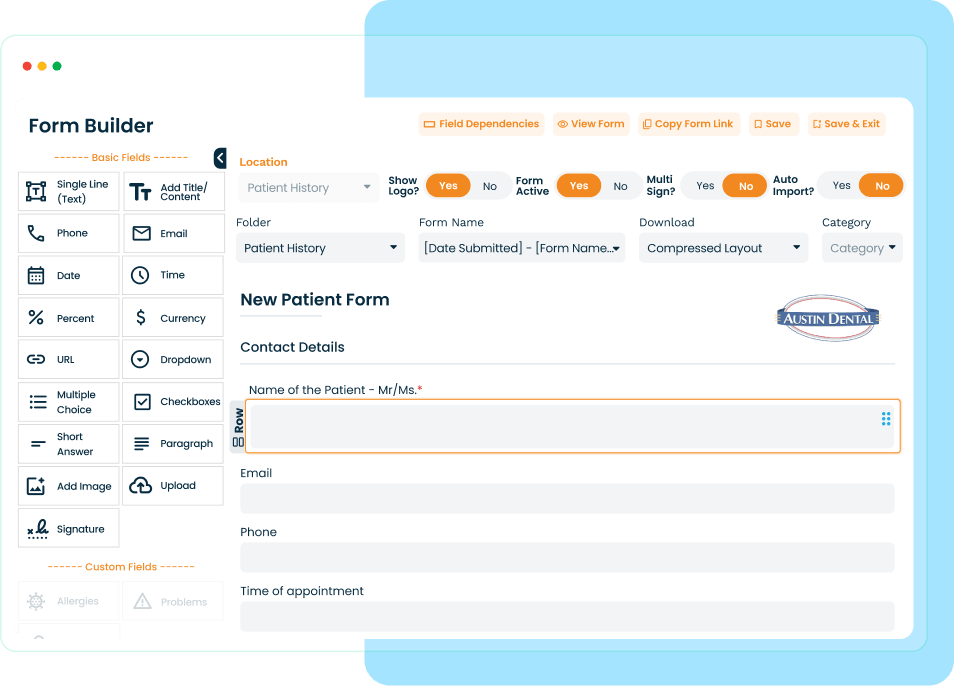 Custom Form Builder