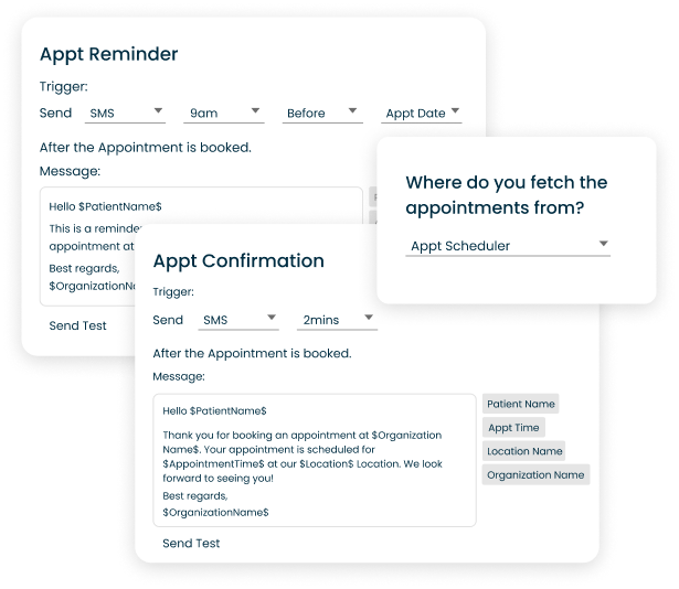 Customize & Automate Appointment Reminders