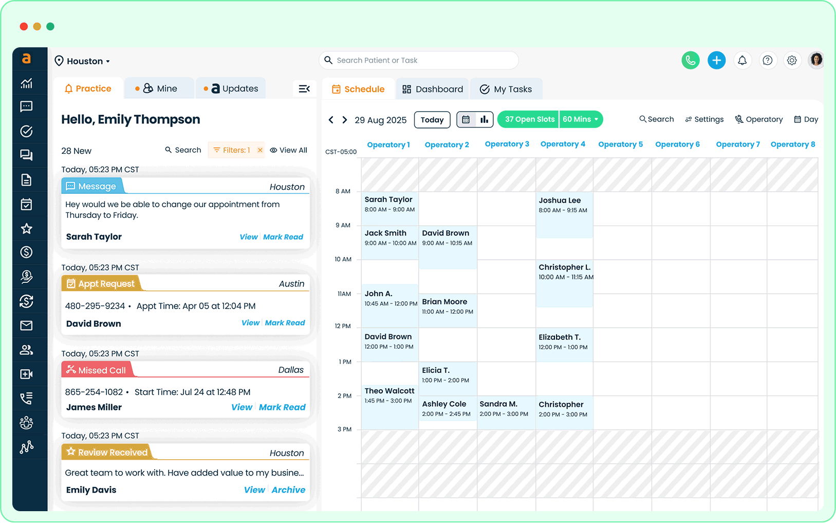 Display Your Schedule with Absolute Precision