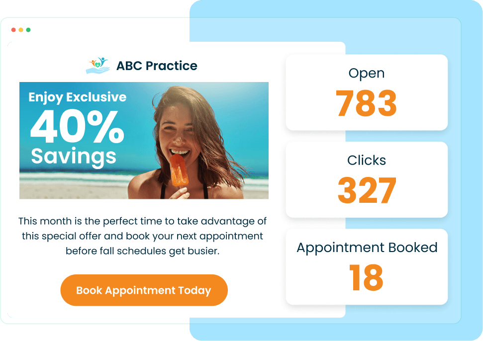 Drive-Up treatment acceptance rate