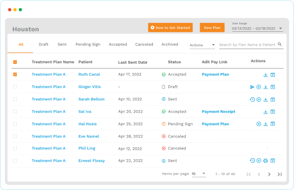 Dental Treatment Plan Software