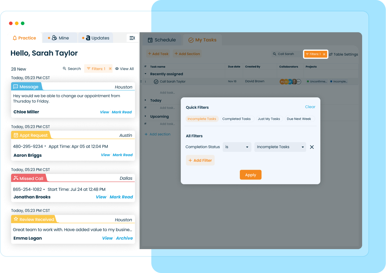 Easy accessibility for teams