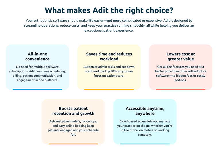 What makes Adit the right choice