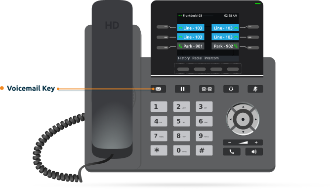 How To Check Voicemail on the GRP2613
