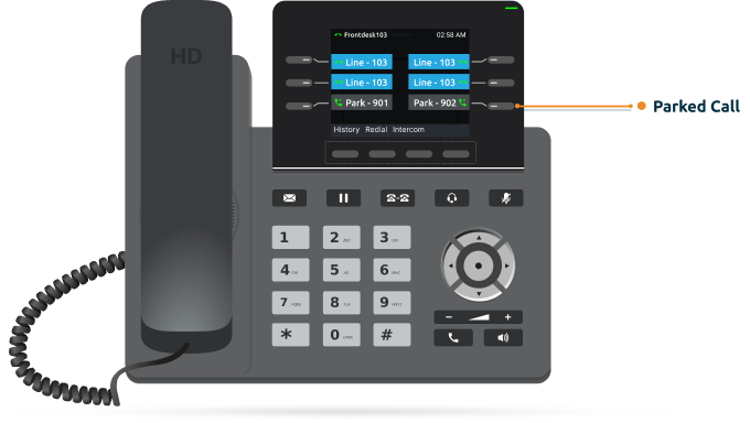 How to take another inbound call when a Call is Parked