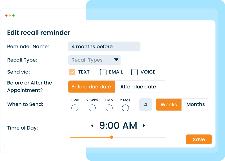 Increase patient retention with automated recall reminders