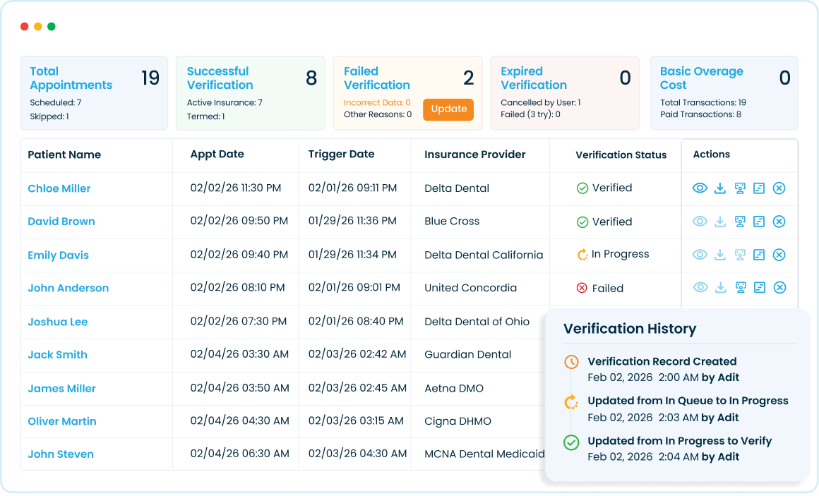 Insurance Verification