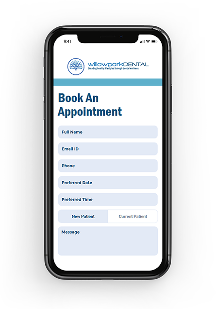 Willowparkdental mobile screenshot