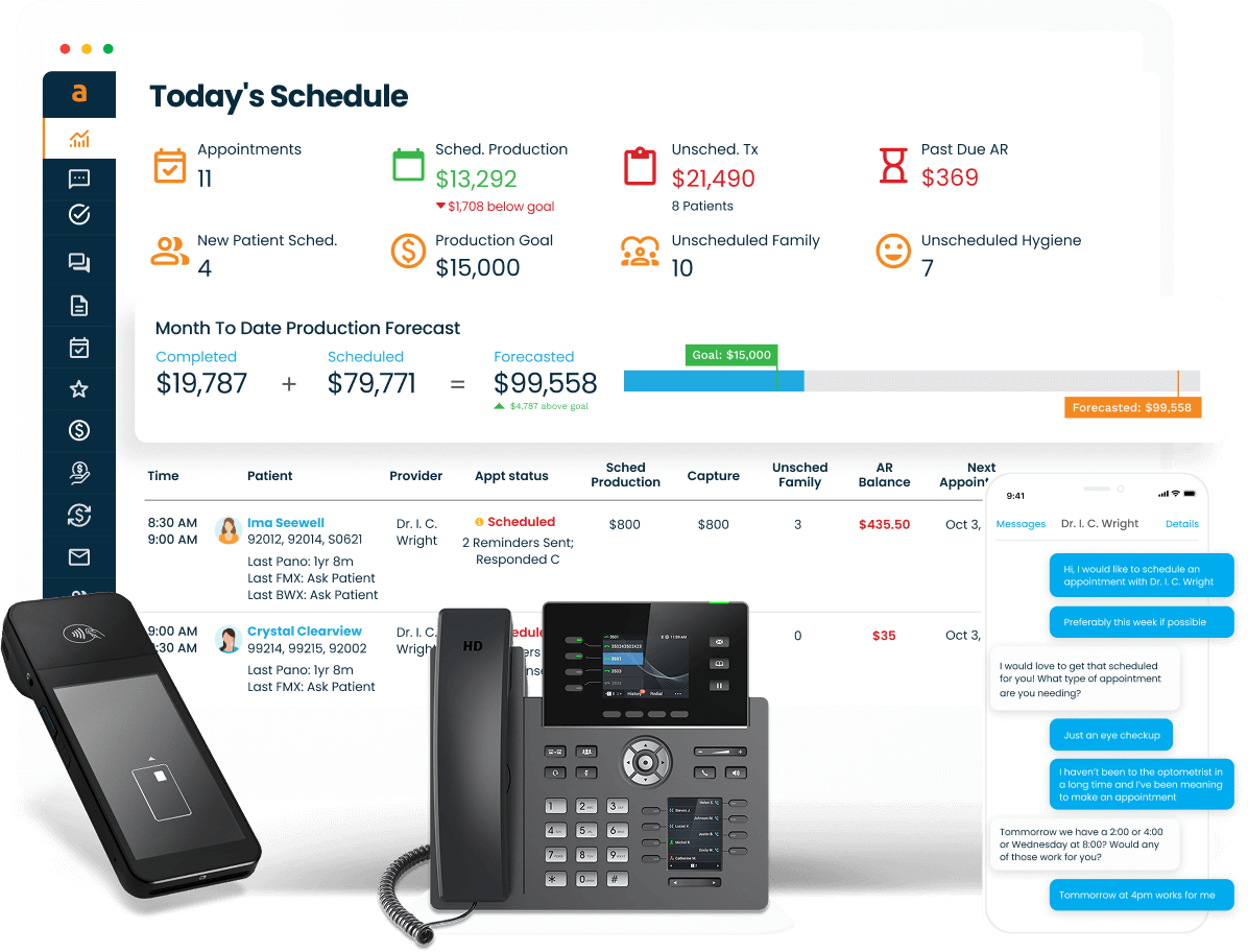 The all-in-one, AI-powered Optometry software