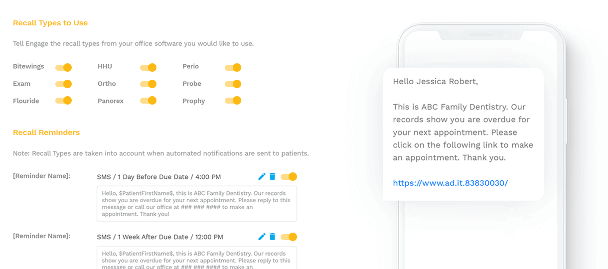 Free Dental Recall System Adit