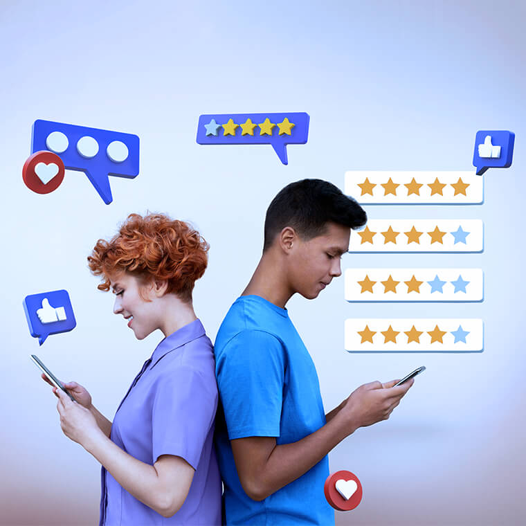 Positive Reviews and Social Media Advertising