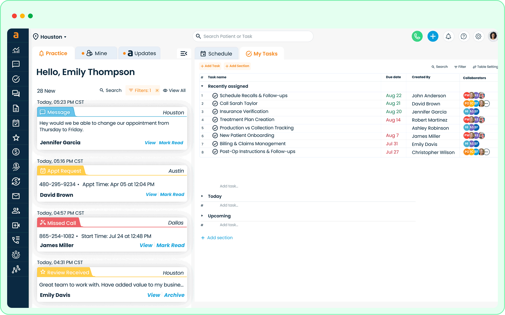 Redesigned Navigation and Layout - New create button