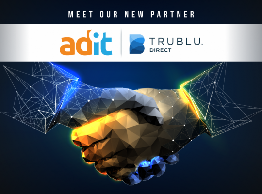 Adit and TruBlu Direct Enter Partnership