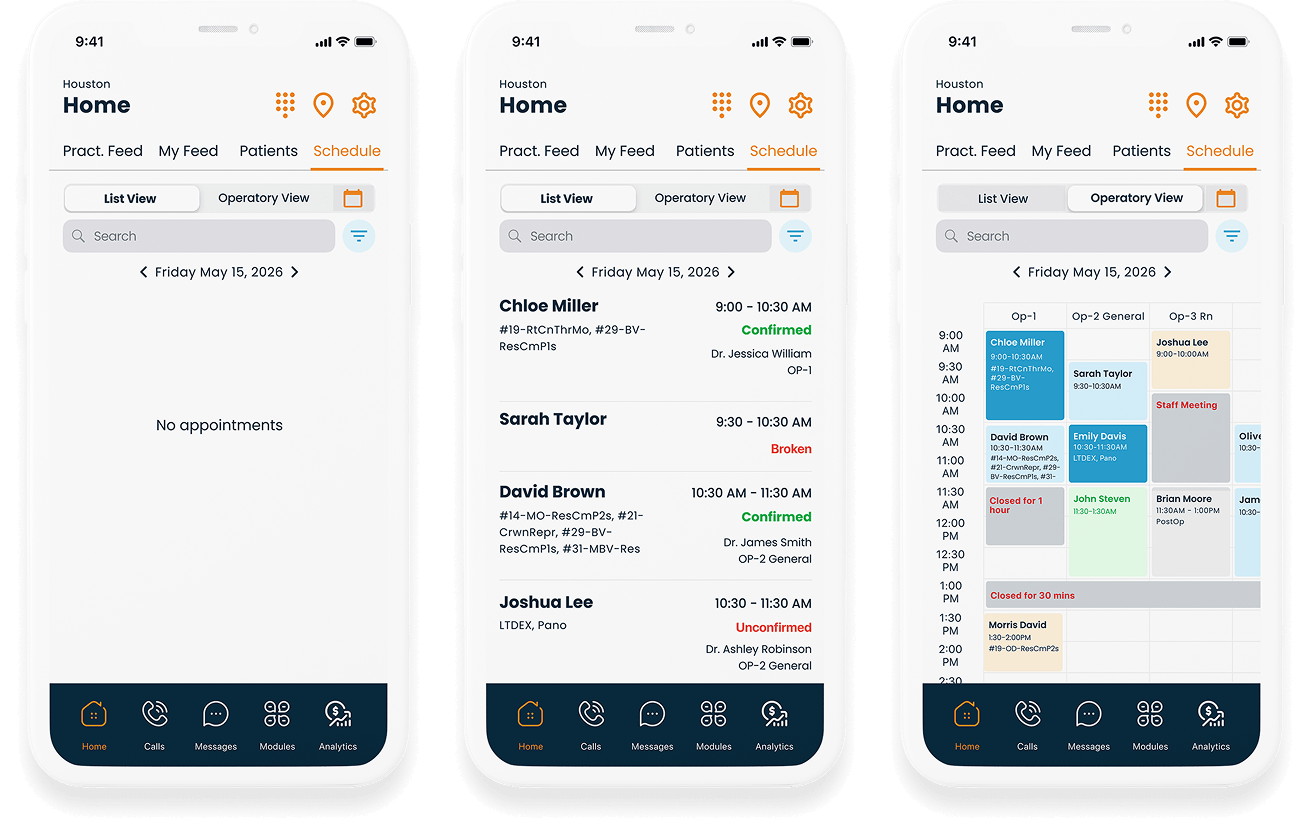 View your schedule remotely